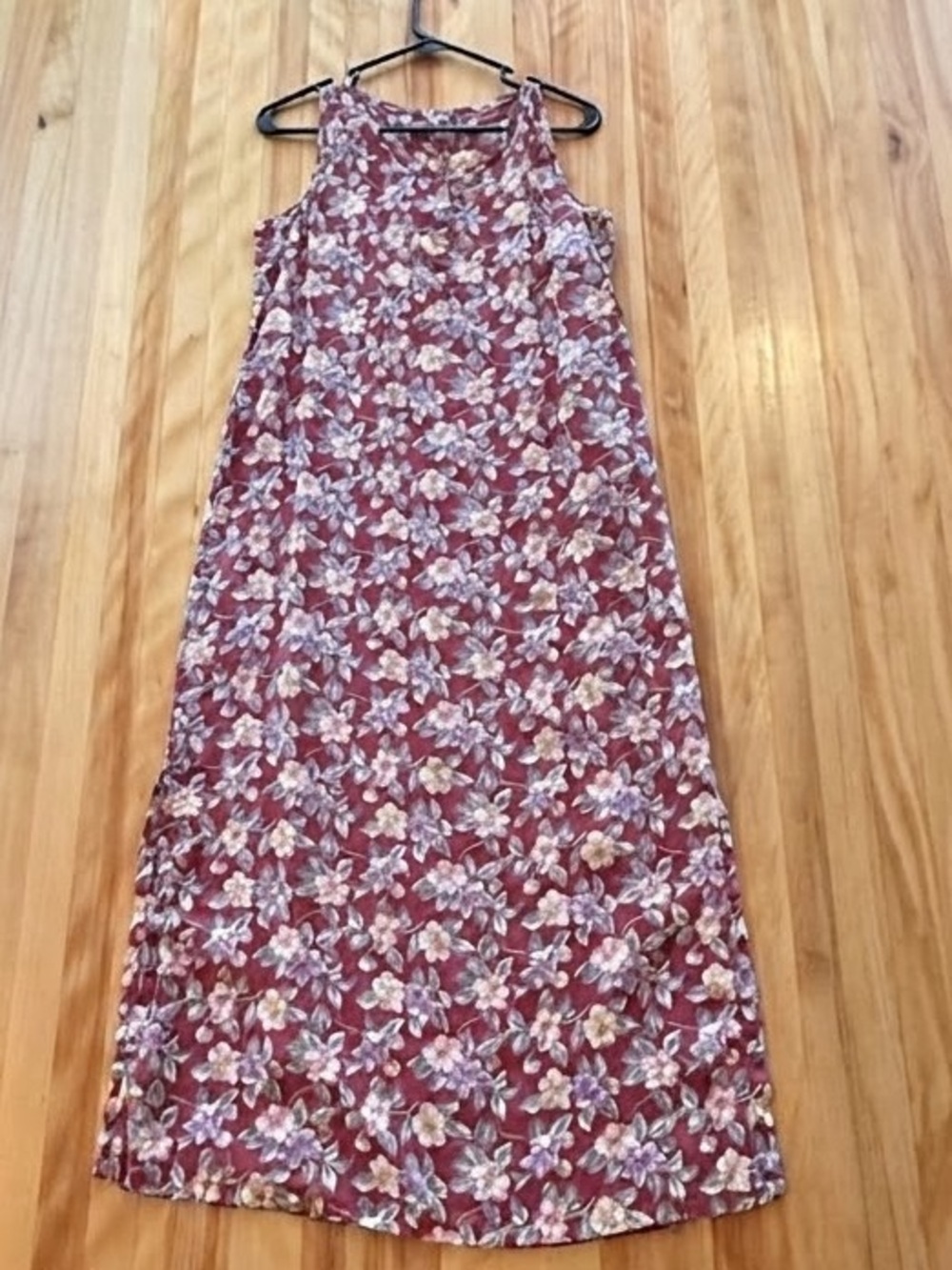 Vintage gap Floral Sleeveless Maxi Dress
